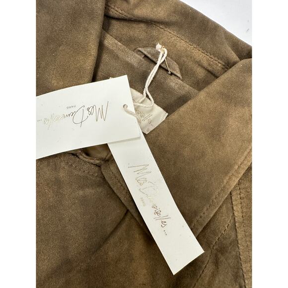 Mes Demoiselles Paris Suede Nellie Vest in Khaki Sz 36FR/4US - Picture 8 of 11